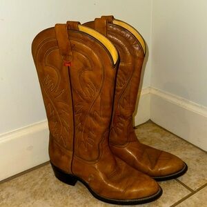 Vintage Orange Tab Levi’s Cowboy Western Boots